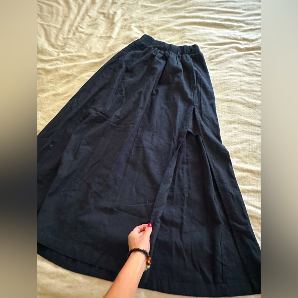 Abercrombie linen maxi skirt